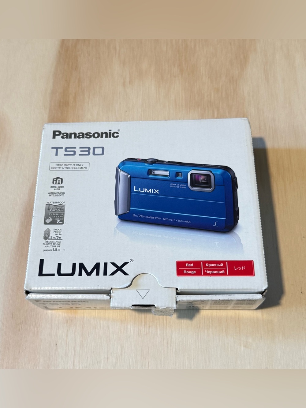 Panasonic LUMIX DMC-TS30 Waterproof Digicam Red Digital Camera Brand New OpenBox